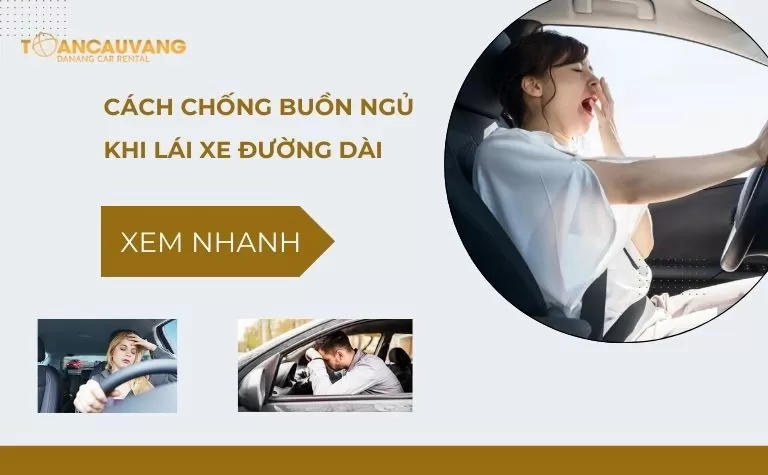 cach chong buon ngu khi lai xe o to duong dai