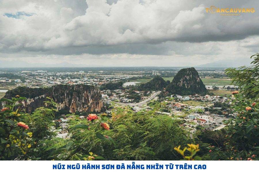 Núi Ngũ Hành Sơn Đà Nẵng nhìn từ trên cao