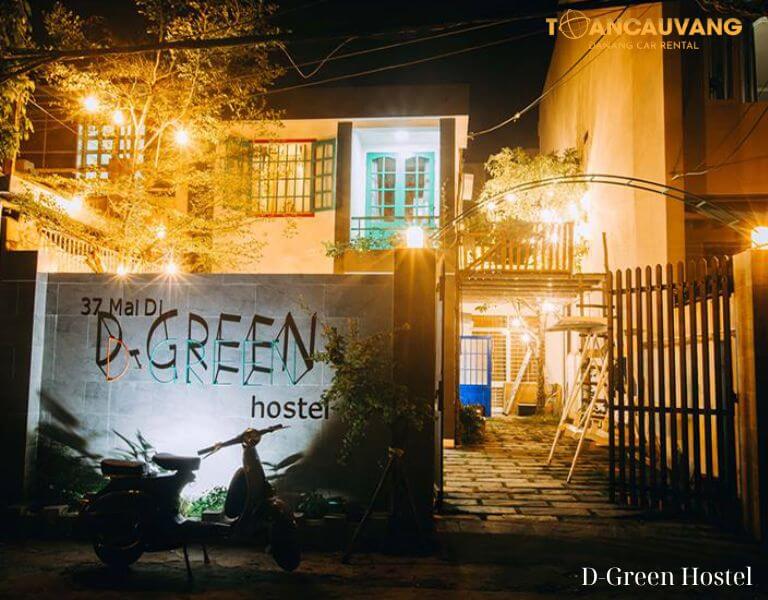 D-Green Hostel Đà Nẵng vào buổi tối
