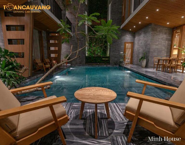 Minh House là một homestay có bể bơi cực chill