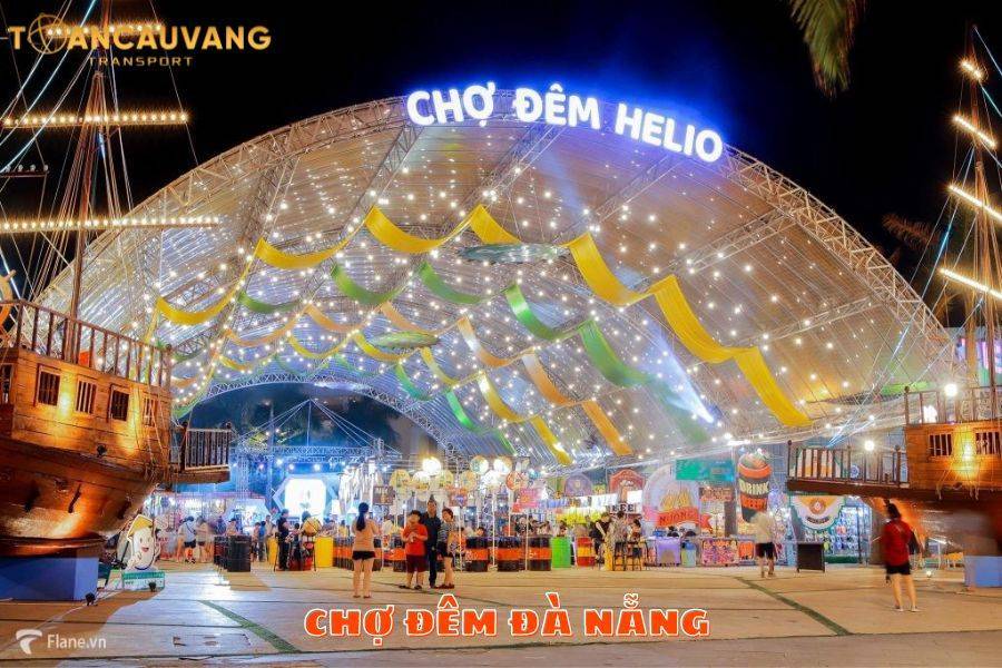 Khu chợ đêm Đà Nẵng - Helio