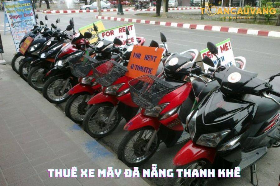 Thuê xe máy Đà Nẵng quận Thanh Khê hỗ trợ giao xe