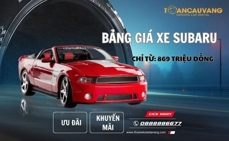 bang gia xe subaru