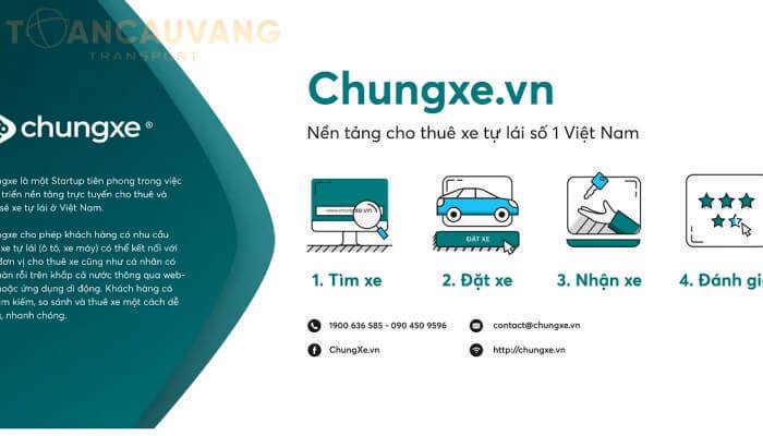 Quy trình đặt thuê xe theo tháng tại Chungxe Hà Nội