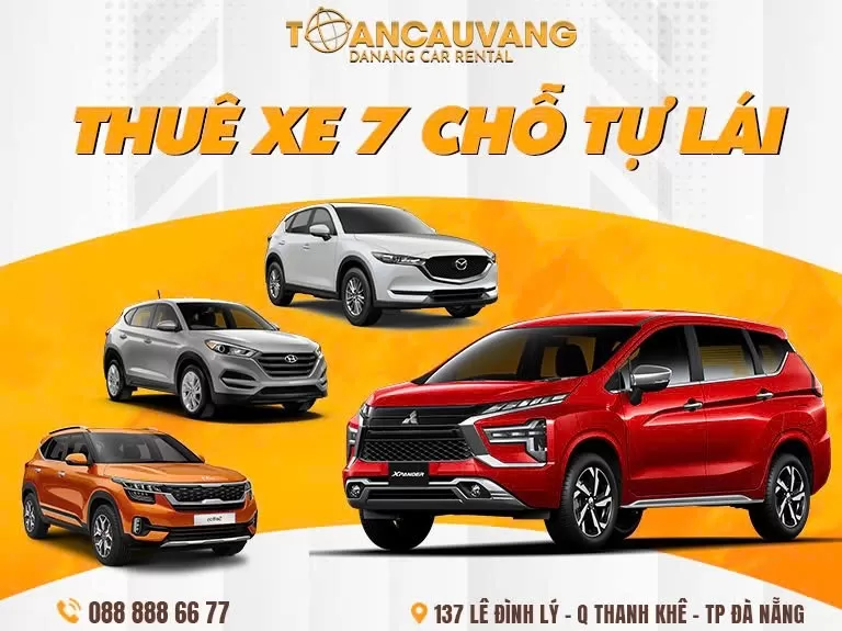 Bảng giá mới nhất dịch vụ thuê xe 7 chỗ tự lái