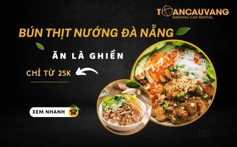 quan bun thit nuong da nang ngon