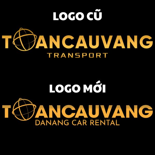Logo cũ và logo mới của Toàn Cầu Vàng