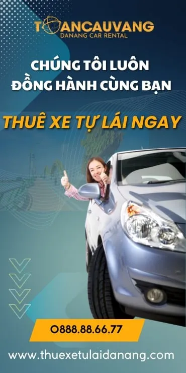 banner thuê xe ô tô tự lái đà nẵng