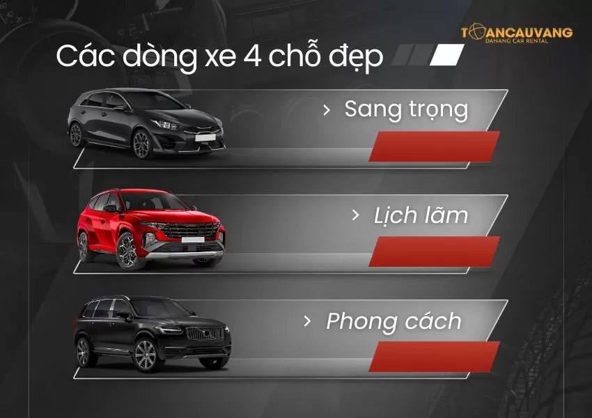 cac dong xe 4 cho dep