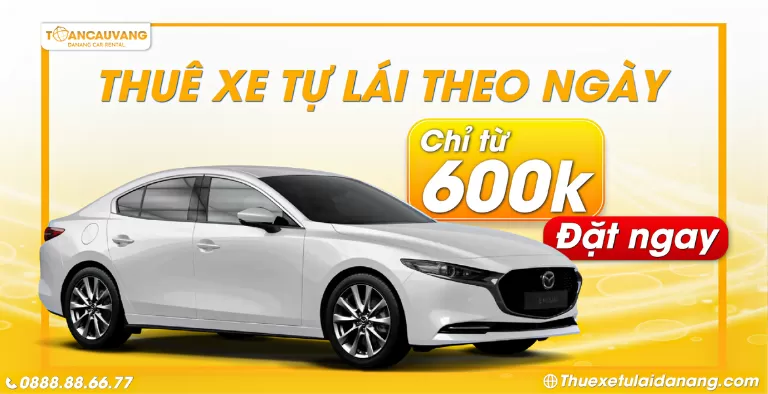 Thuê xe tự lái theo ngày chỉ từ 600K giao xe tận nơi