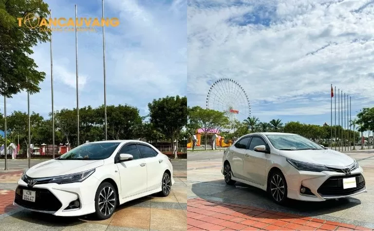 Thông tin thuê xe tự lái Toyota Corolla Altis (2021) 2 than xe corolla