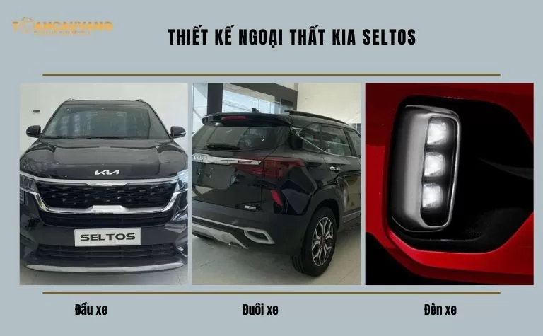 Bảng giá cho thuê xe Kia Seltos mới nhất 1 thiet ke ngoai that kia seltos